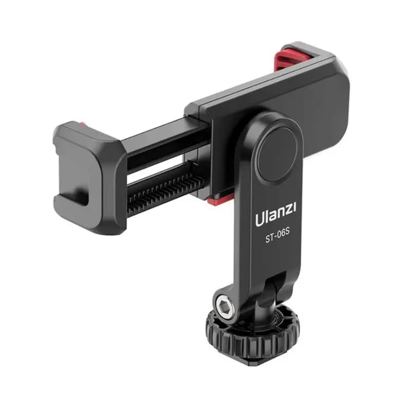 Ulanzi ST065 Cold Shoe Smartphone Holder with Dual Mount & 180° Tilt