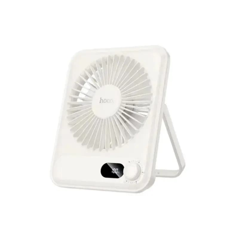 Hoco HX607 Slim Desktop Rechargeable Fan with 100-Level Wind Control