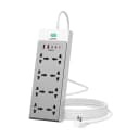 LDNIO SC4 13-in-1 GaN Power Strip 65W Charging Station with 8 AC Outlets