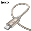 Hoco X117 1m Type-C to Type-C Cable with 60W PD Fast Charging & Braided Build