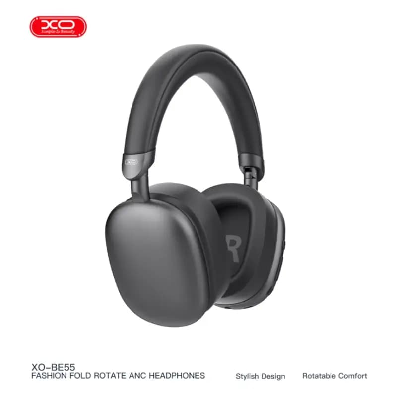 XO BE55 Foldable ANC Noise Cancelling Headphones