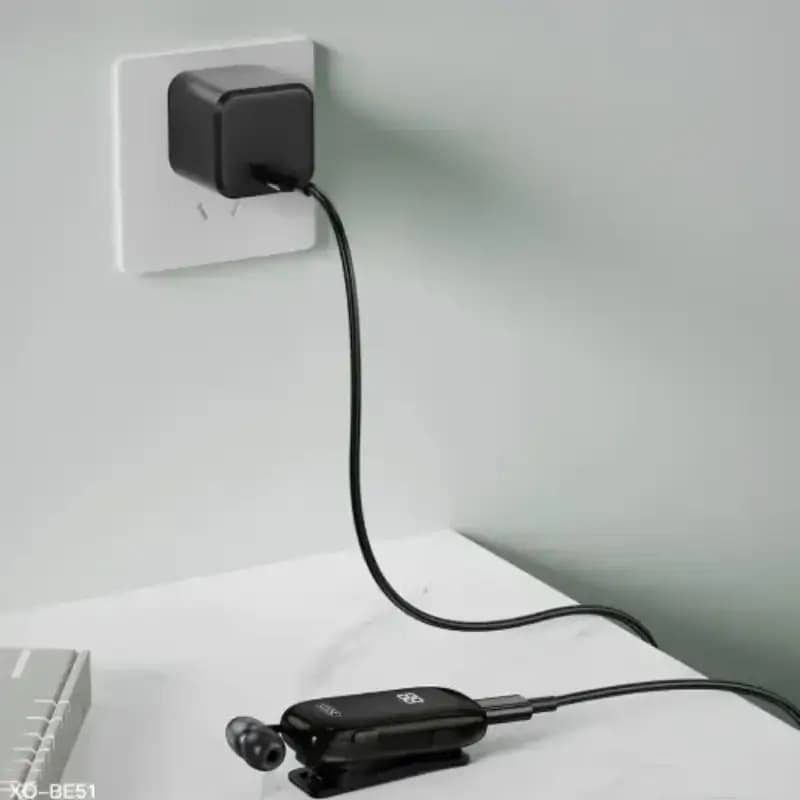 XO BE51 Retractable Bluetooth Headset with Fast Charging