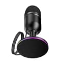 Hoco L25 Bright USB-A RGB Desktop Microphone with Real-Time Monitoring and Mute Button