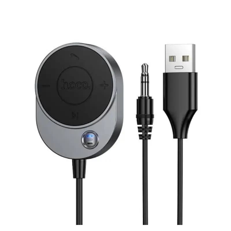 Hoco E150 Path Wireless Car AUX Bluetooth Receiver with 1.5M Cable