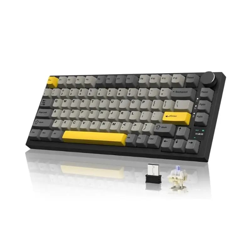 AJAZZ AK820 Pro Tri-Mode Hot-Swappable Mechanical Keyboard