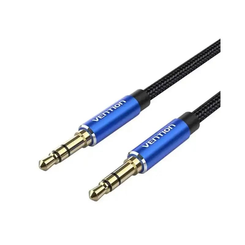 Vention BAWBG 3.5mm Male to Male Audio Cable – Cotton Braided, 1.5M