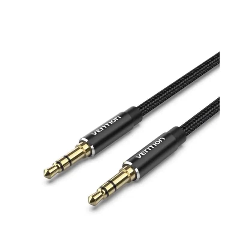 Vention BAWBG 3.5mm Male to Male Audio Cable – Cotton Braided, 1.5M