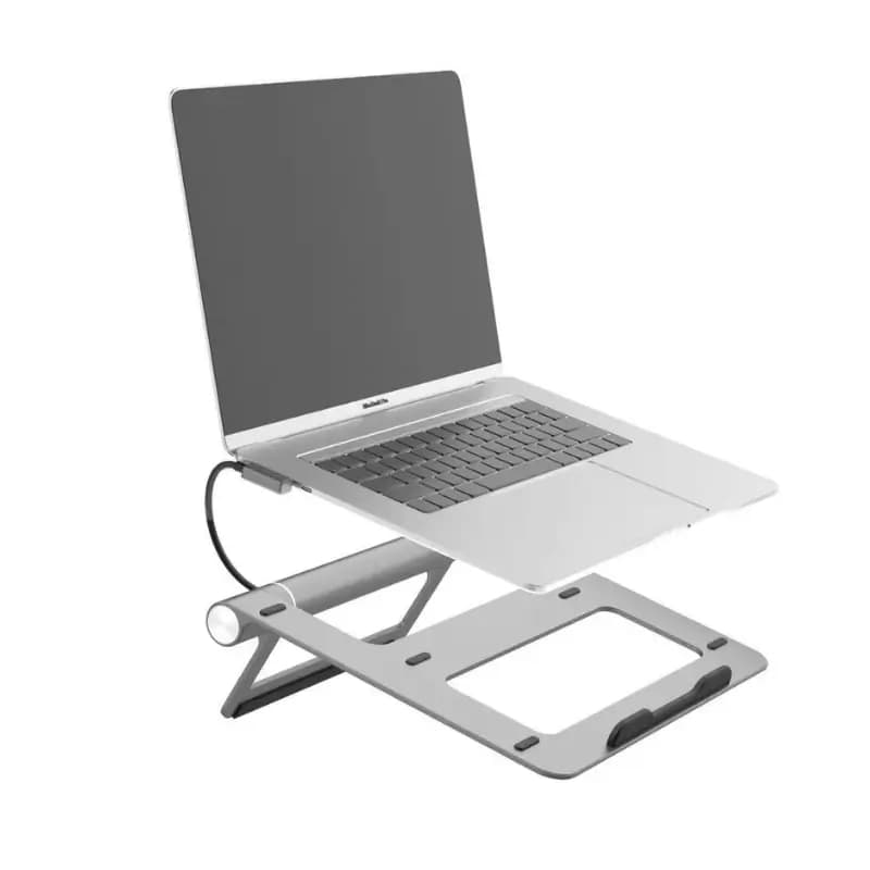 WIWU A821CH Aluminum Laptop Stand With 8-in-1 USB-C Docking Station