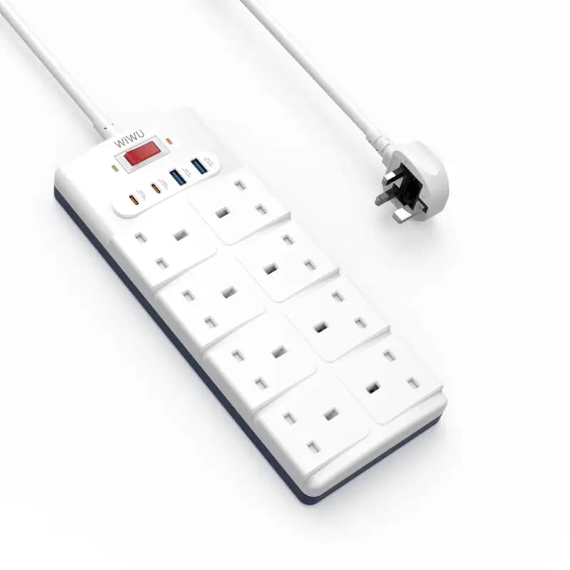 WiWU Wi-S009 PS842 12-in-1 Desktop Power Strip with USB-C
