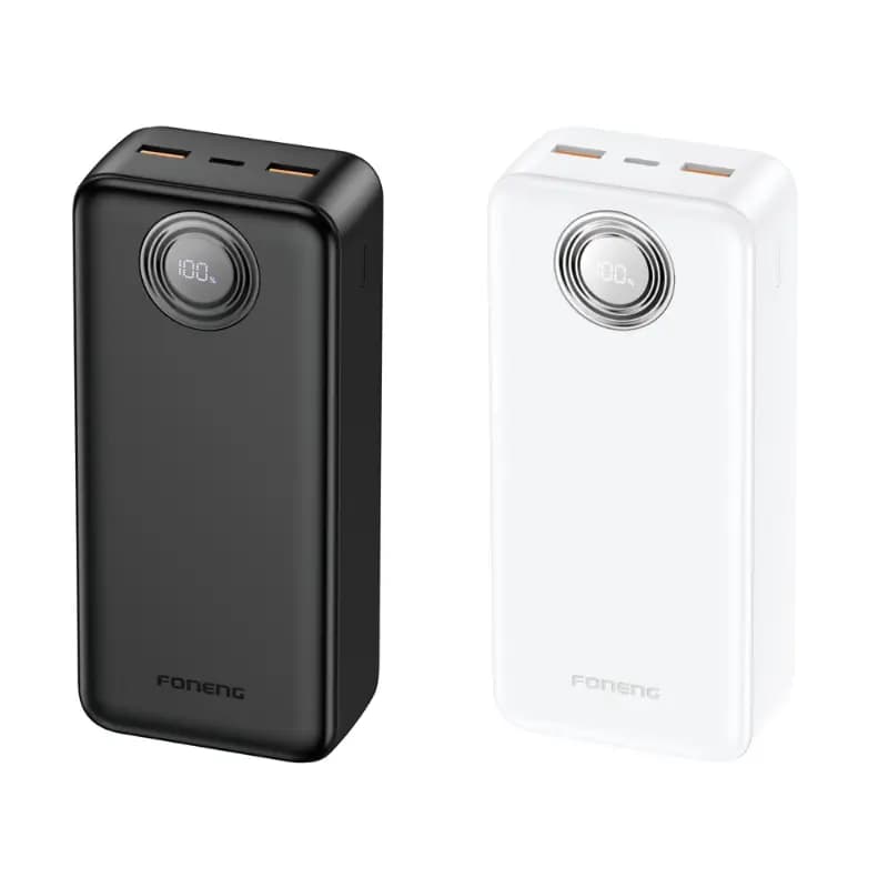 Foneng PX103 30000mAh Power Bank With 22.5W Fast Charging And 3 Outputs