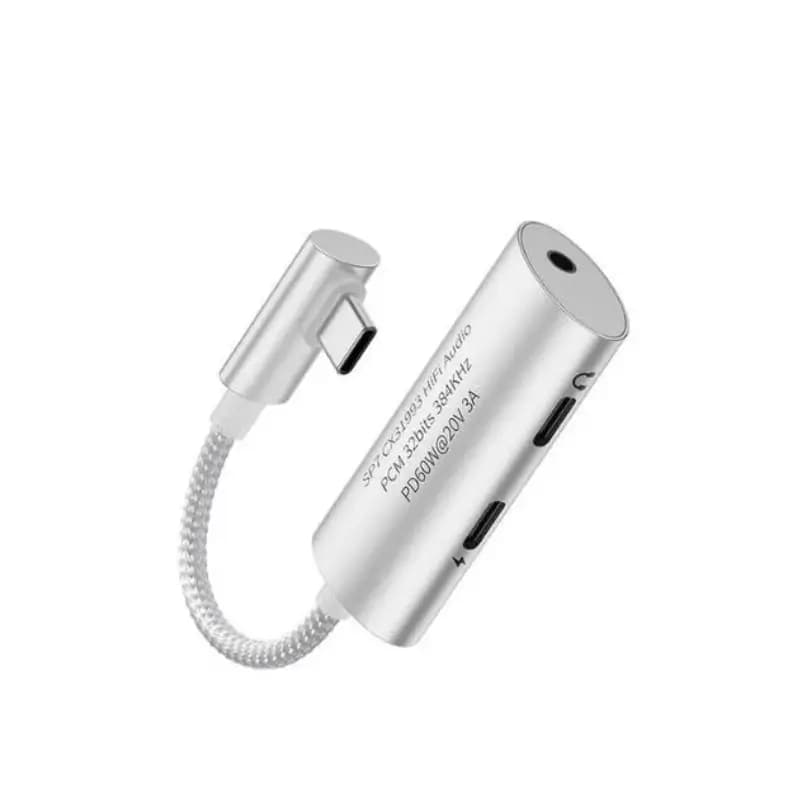 JCALLY SP7 High-Resolution USB-C to 3.5mm DAC Adapter with CX31993 Chip