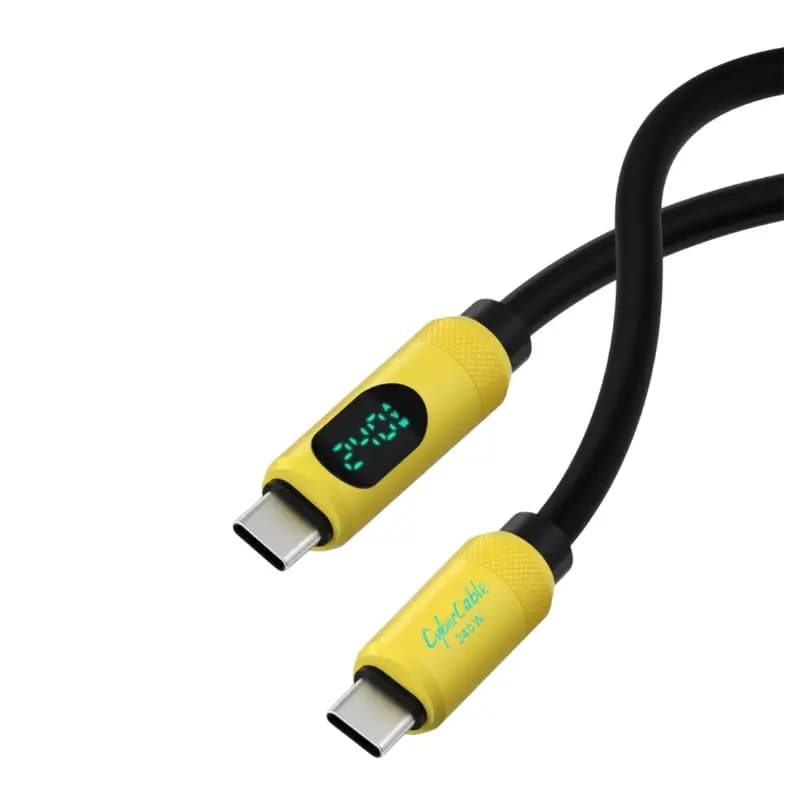 Hagibis SX03S 240W PD3.1 USB-C Cable with Smart LED Display & 480Mbps Data Transfer