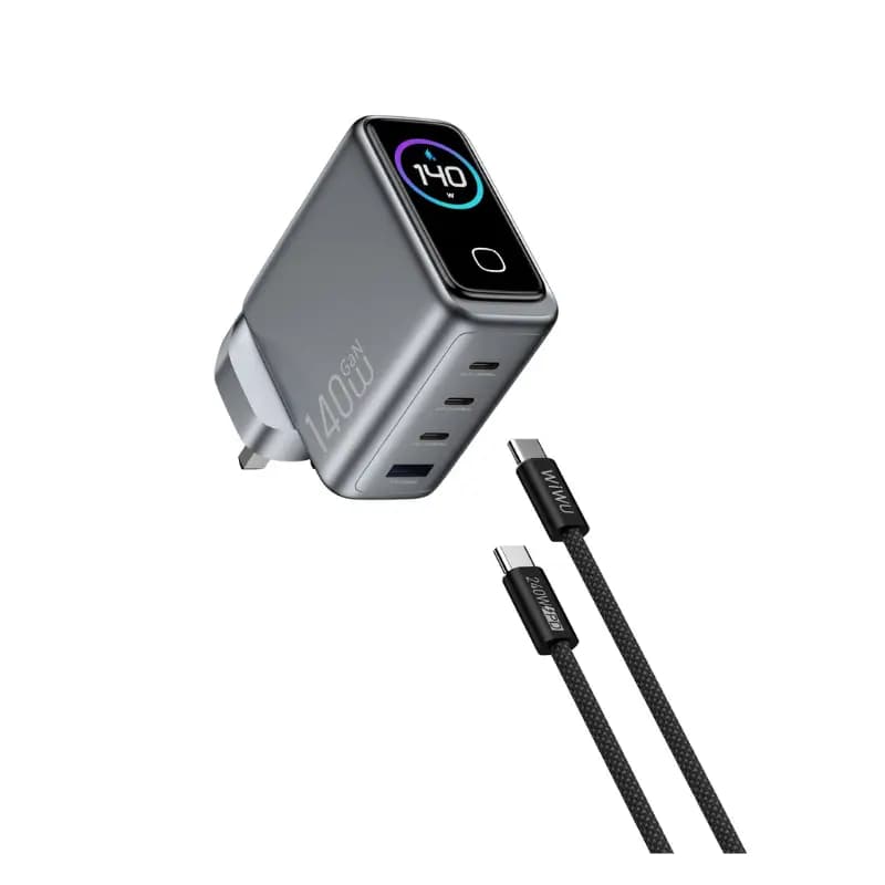 WiWU Voyager CHG200 140W PD/QC GaN Charger Combo