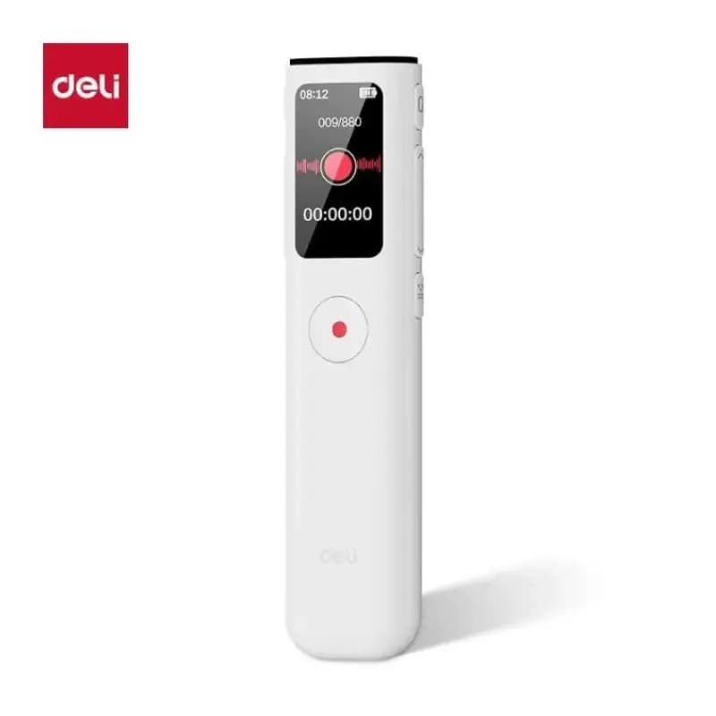 Deli MP305 8GB Digital Voice Recorder with Instant Transfer for Lectures