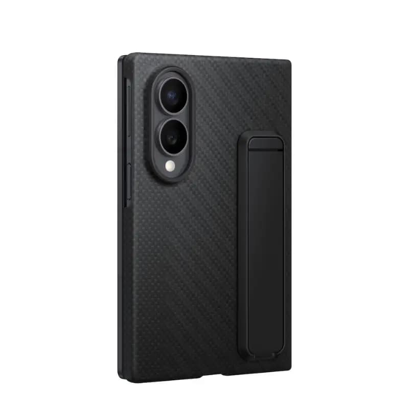 Samsung Galaxy Z Fold 8 Carbon Standing Case with Kickstand and Screen Protection Kit