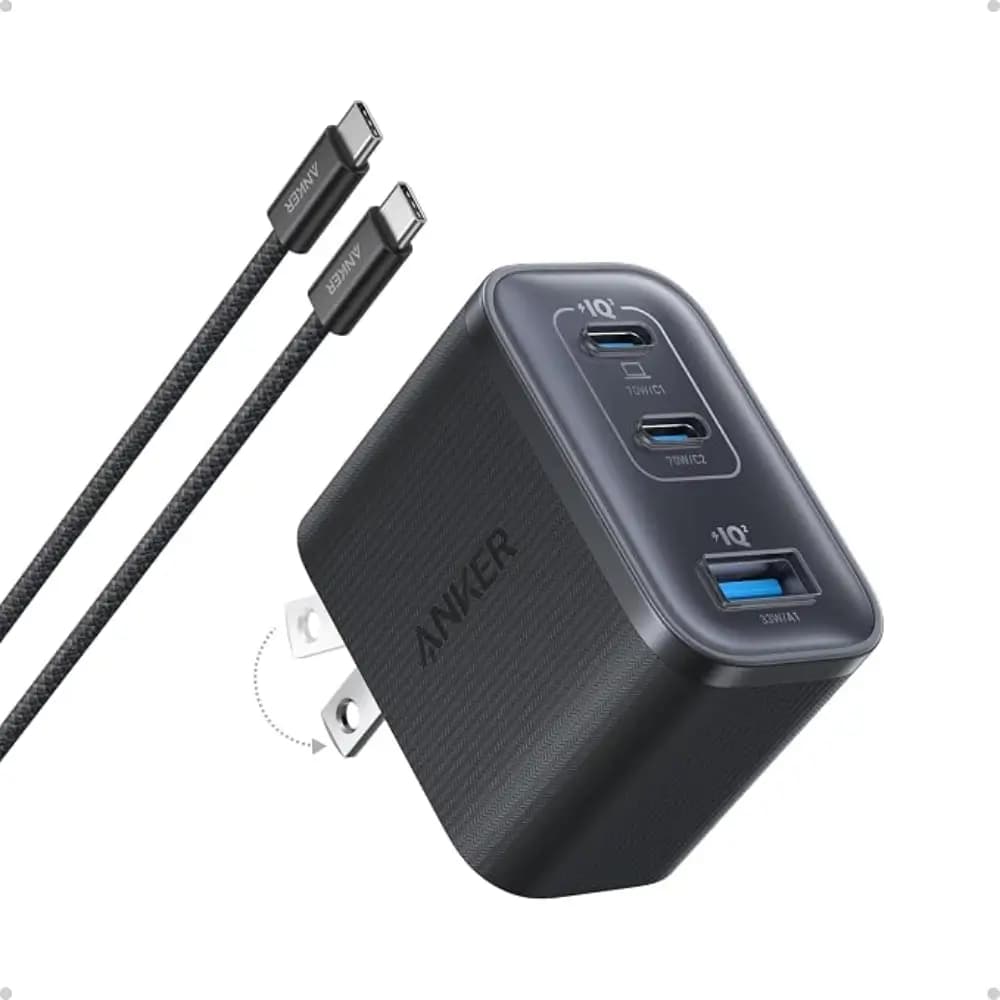 Anker Nano Charger (70W, 3 Ports)