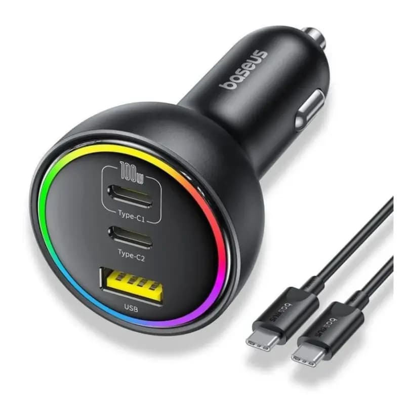 Baseus 152.5W Multi-Port Car Charger with 100W Type-C PD