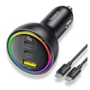 Baseus 152.5W Multi-Port Car Charger with 100W Type-C PD
