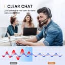 EKSA Telecom H15 Professional Wired Mono Headset With 270° Rotatable Mic