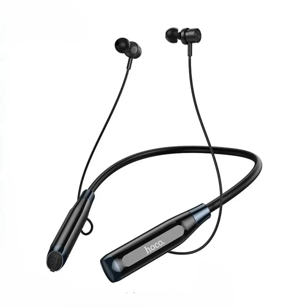 Hoco MMJ-01 neckband showing 14.2mm speaker drivers