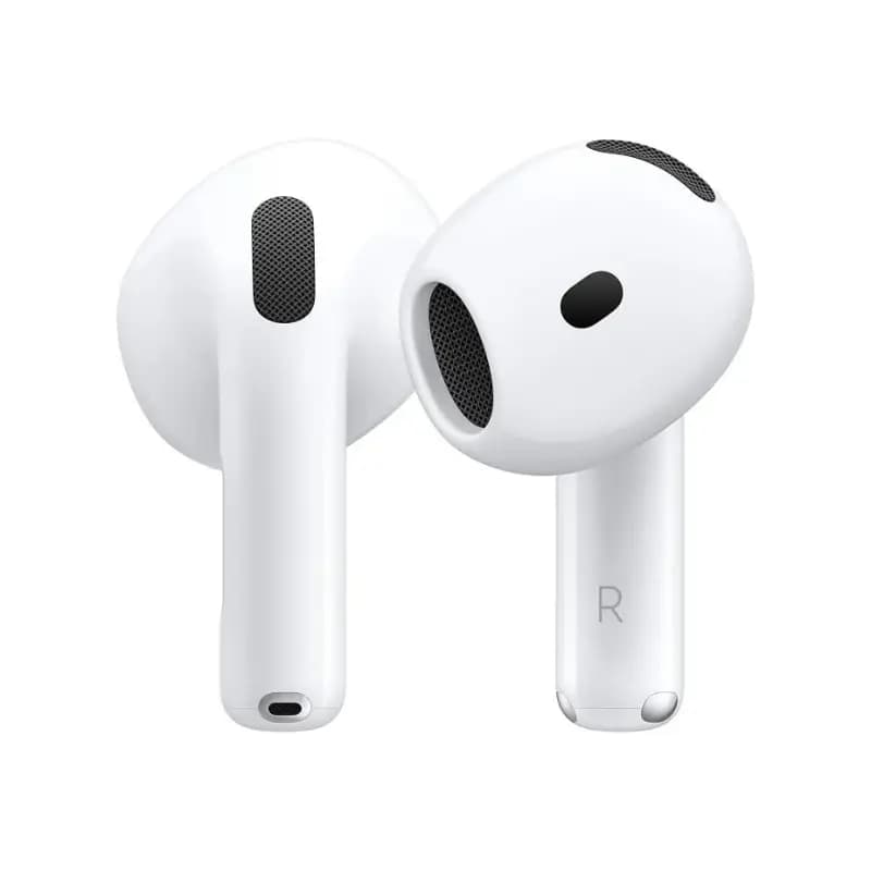 Apple AirPods 4 earbud showing driver and design detail