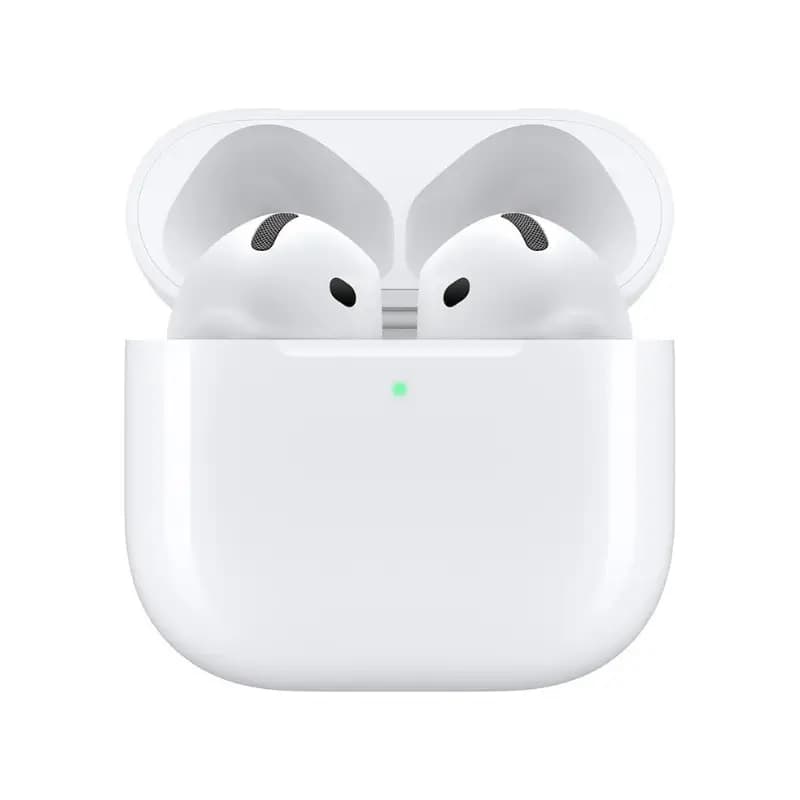 Person wearing Apple AirPods 4 during a workout