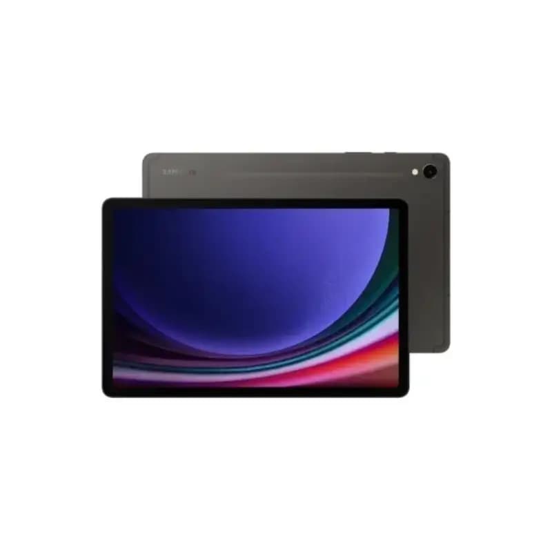 Samsung Galaxy Tab S9 side profile showing slim aluminum frame