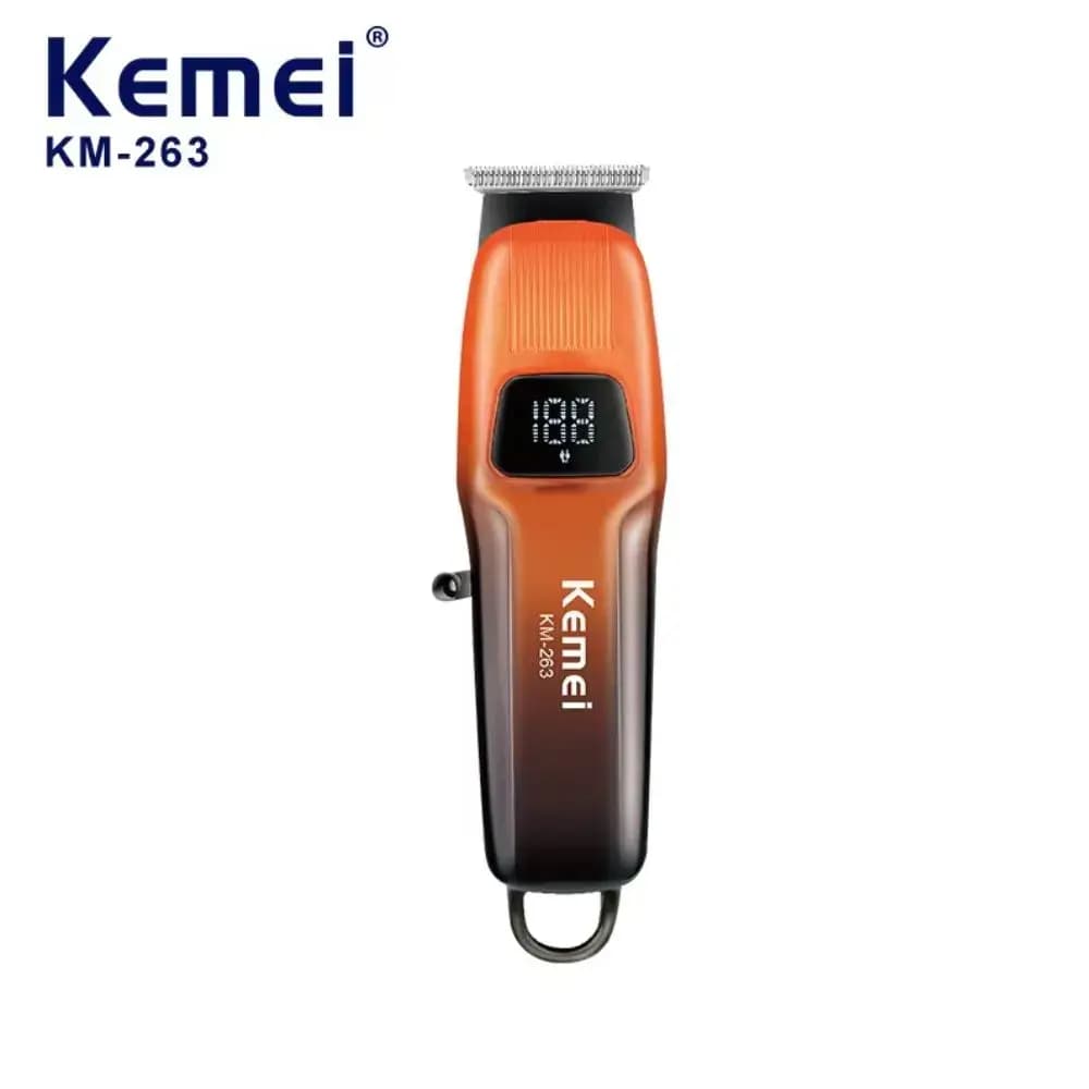 Kemei KM-263 trimmer with three limit combs