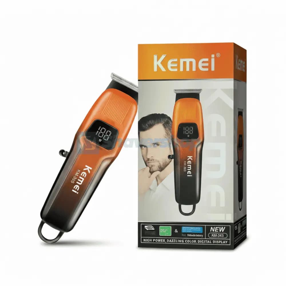 Kemei KM-263 hair trimmer with LCD display