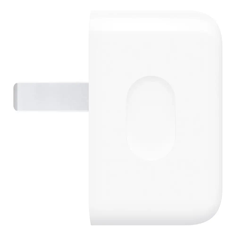 Apple charger USB-C port closeup