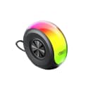 Close-up of BYZ 505A RGB lighting effect in a dark room
