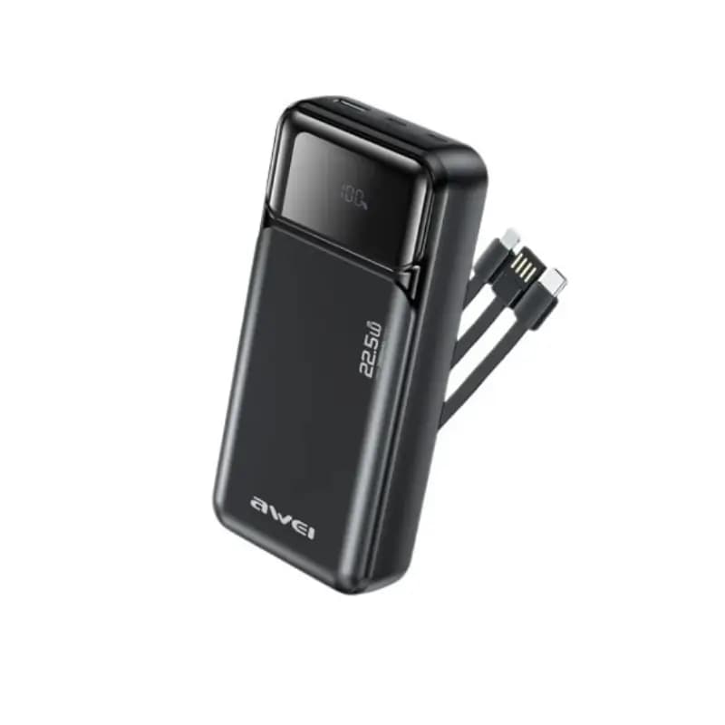 Awei PA-93 20000mAh power bank front view