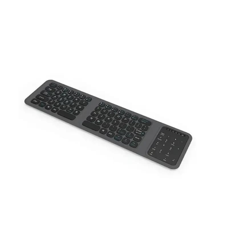 XUNDD KB007 keyboard connected via Bluetooth to laptop