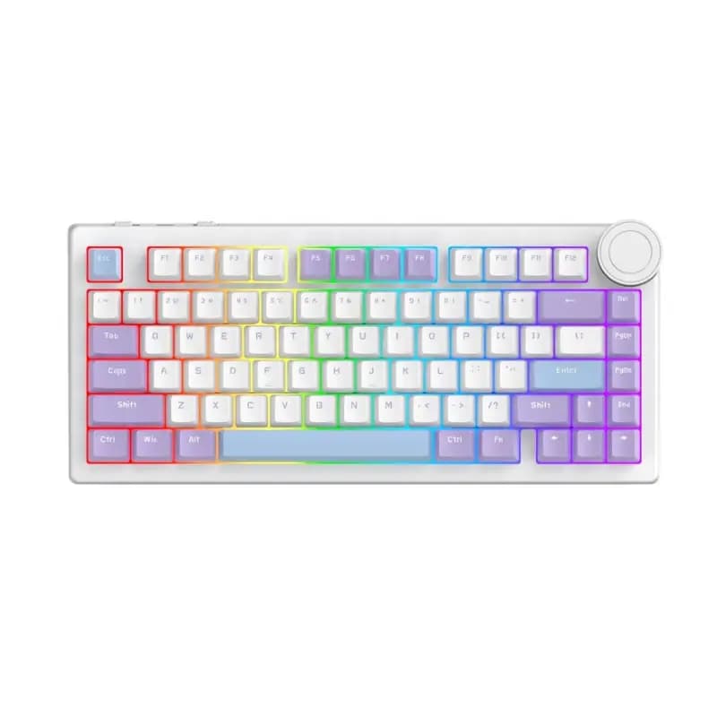 AJAZZ AK820V2 wireless mechanical keyboard with smart display and knob