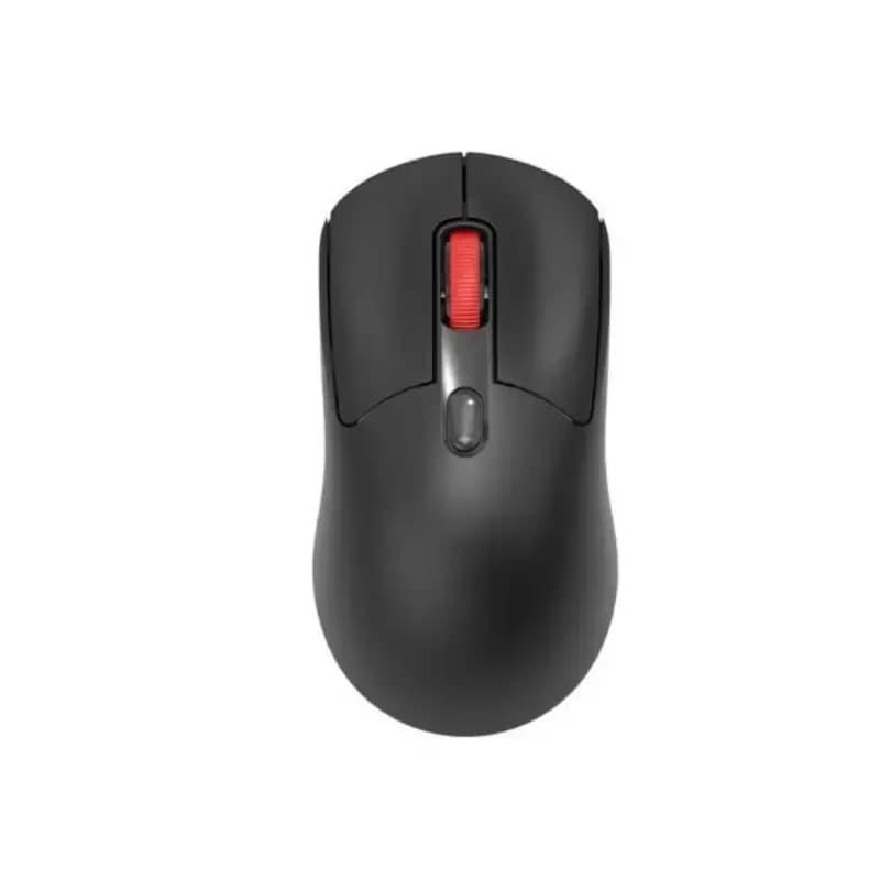 Close-up of Ajazz NJ02 adjustable DPI button and scroll wheel