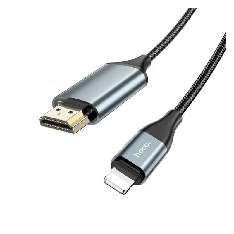Hoco UA15 Lightning to HDTV cable with 2m aluminum alloy and nylon braid