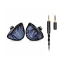 Cozoy D2 dual dynamic driver IEM earphones front view