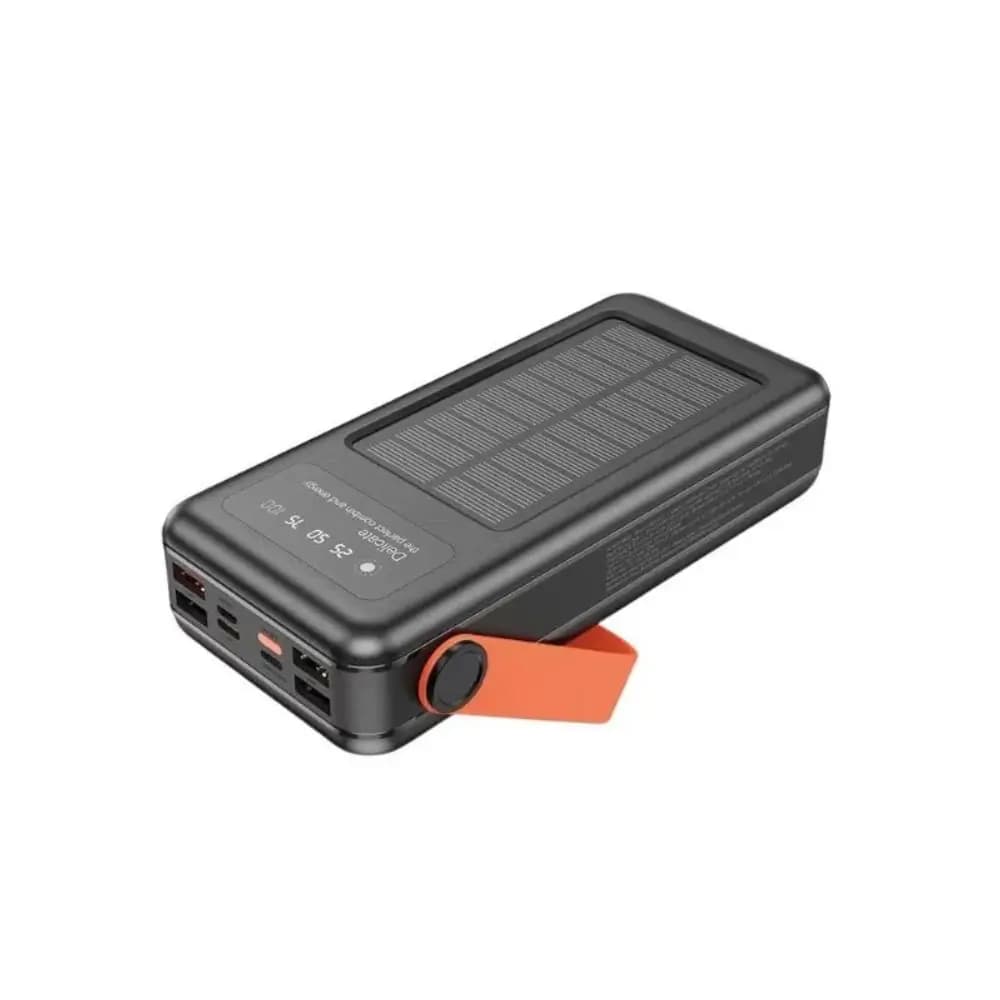 Hoco DB33 Plus solar power bank charging phone outdoors