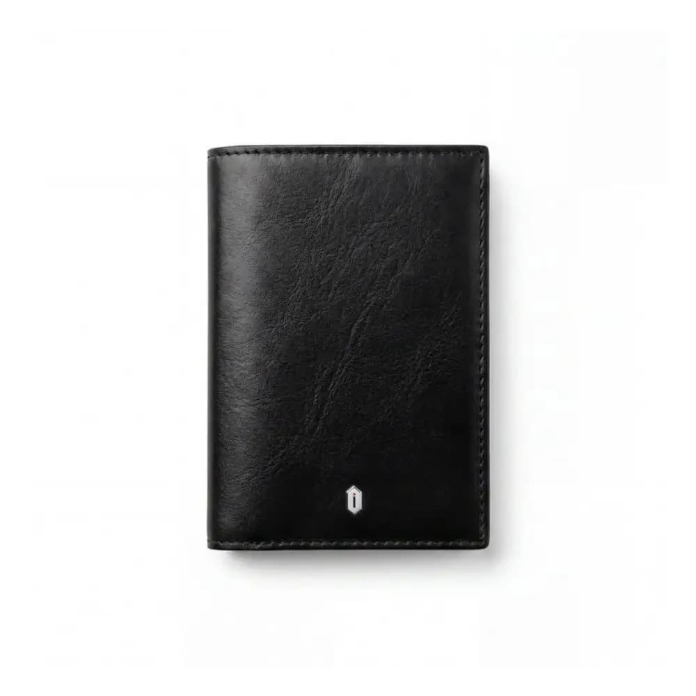 WiWU Royal Passport Wallet FM in black leather finish
