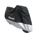 Motorcycle cover XXL size black and silver finish