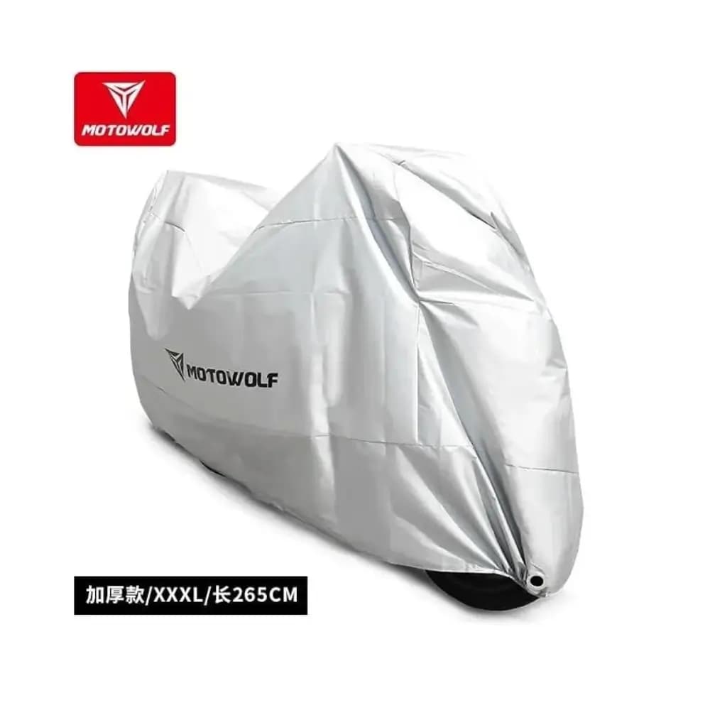 Close-up of 210D Oxford fabric on motorcycle cover