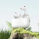 Close-up of HOCO EW98 earbud touch control surface
