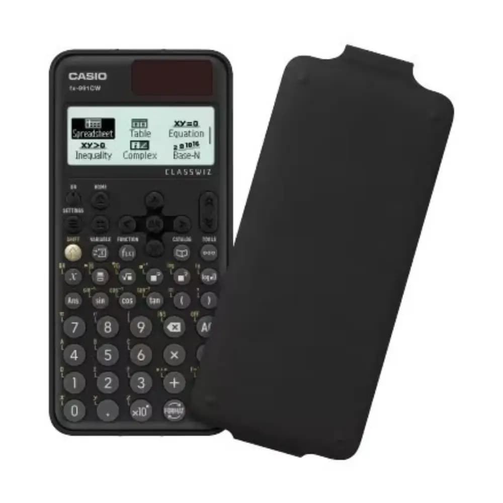 Natural textbook display showing fractions on Casio fx-991CW