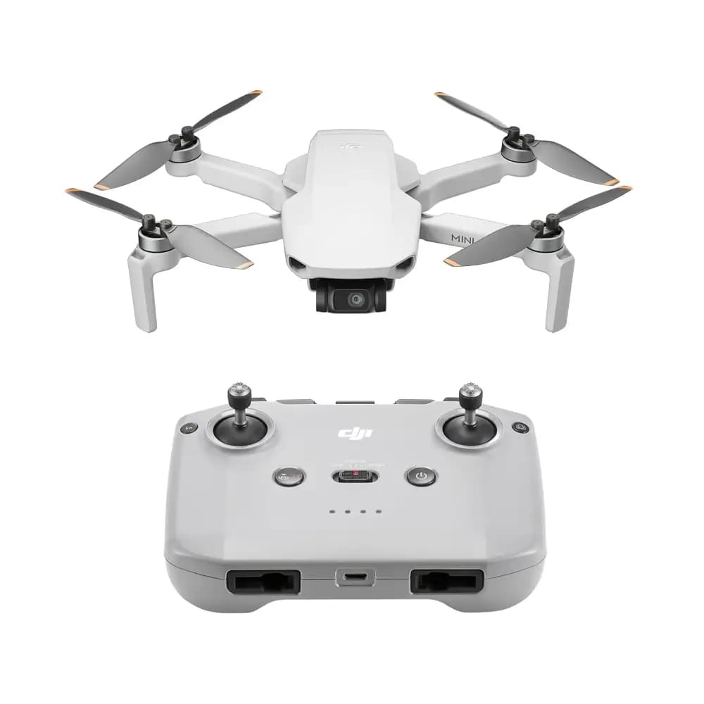 DJI Mini 4K drone folded compact size