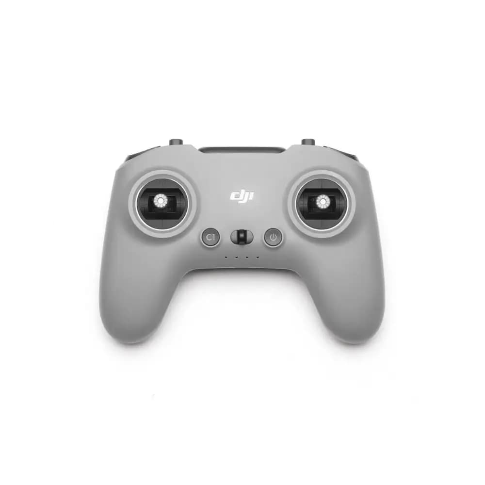 Close-up of DJI FPV Remote Controller 3 control sticks and buttons