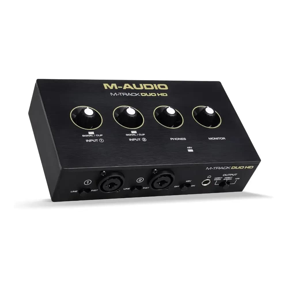 M-Track Duo HD zero-latency monitoring feature highlight
