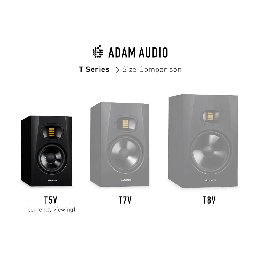 ADAM Audio T5V studio monitor speaker front view