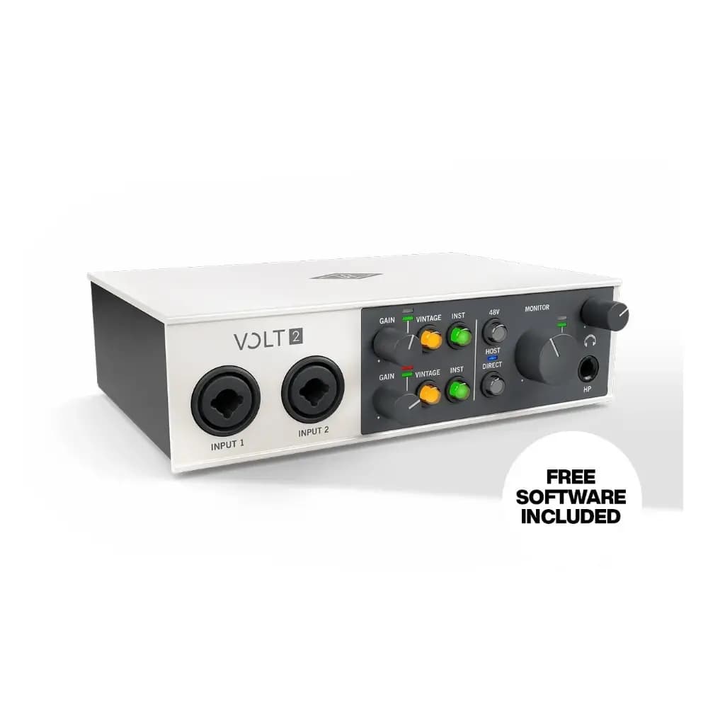 Universal Audio Volt 2 USB-C audio interface front view
