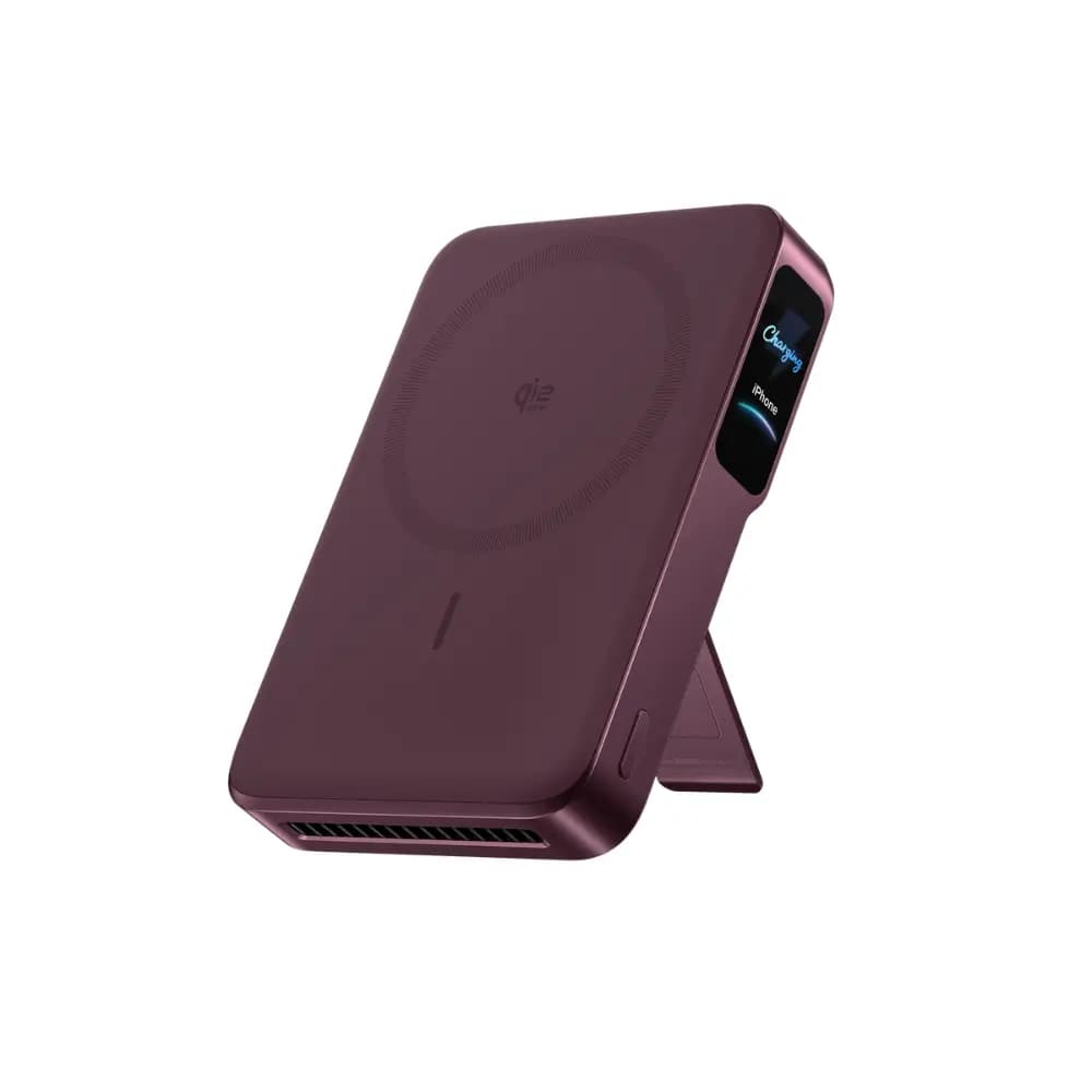 Active cooling fan vents on Anker MagGo 2 Pro power bank