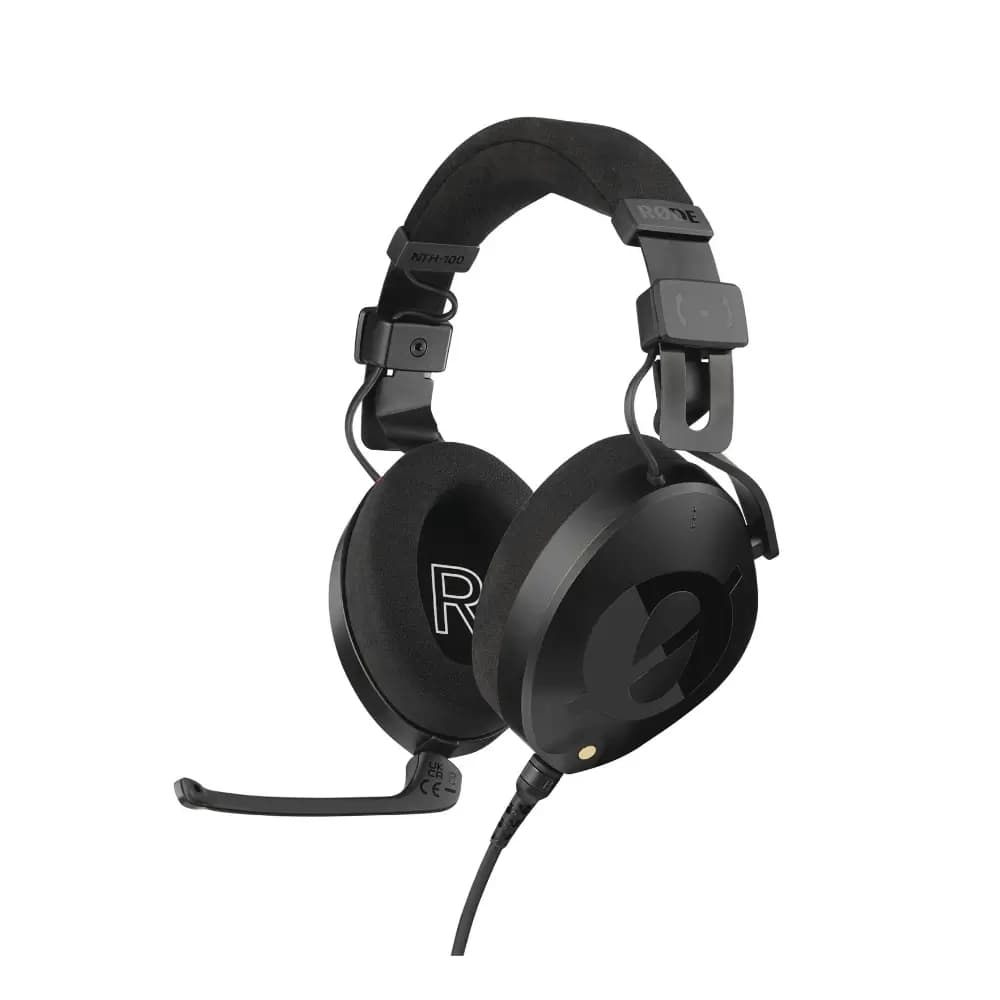 RODE NTH-100M Alcantara earcup and headband cushioning detail